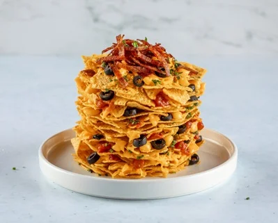 Crispy Bacon Nachos